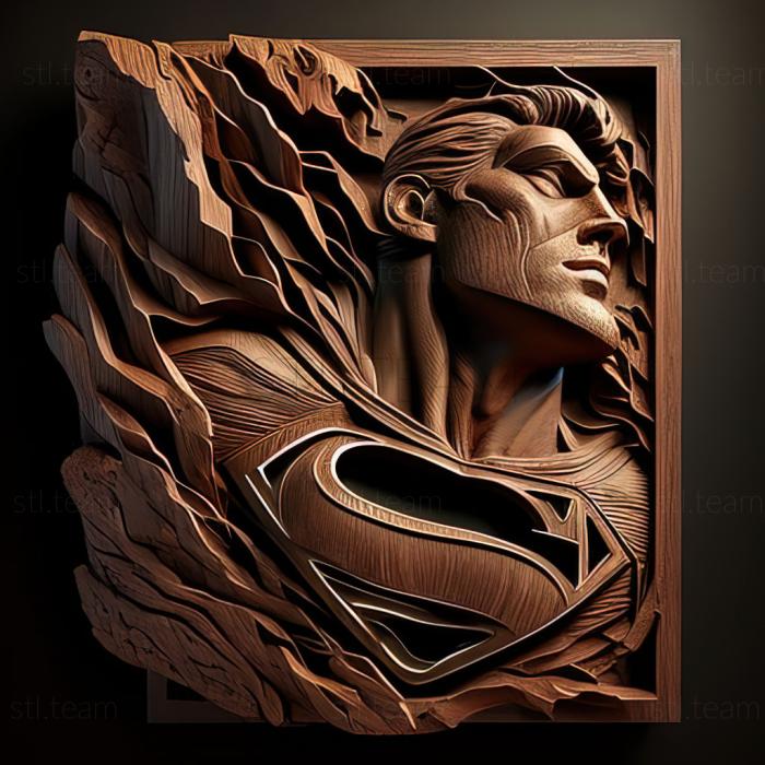 3D model Superman 3 (STL)